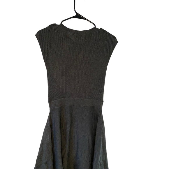 Mossimo Ribbed Sweater Dress, fit and flare, Women’s M Charcoal - Picture 5 of 10